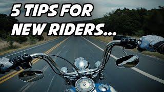 5 Tips for New Motorcycle Riders