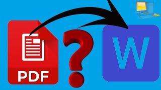 Как конвертировать PDF-файл в Word-документ?