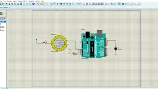 Knock Sensor Circuit Simulation- Proteus