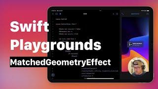 MatchedGeometryEffect in Swift Playgrounds