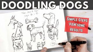 How to Draw ANY Dog Easily: A Simple Approach Using 3 Shapes and 2 Rules