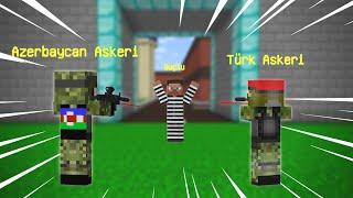 TURKISH SOLDIERS AND AZERBAIJANI SOLDIERS ARE COMBINING WITH CRIMINALS!  - Minecraft