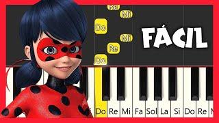 You Are Ladybug - MIRACULOUS - TUTORIAL DE PIANO FÁCIL