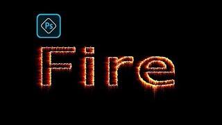 | fire effect in Photoshop | #fire #texteffect #pixmiperfect #gfxm #designbbysharik