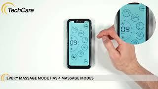 How to setup TechCare Massager TouchX Tens Unit Muscle Stimulator