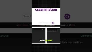 Add CSS Animations to your website easily #cssanimation #htmlcss