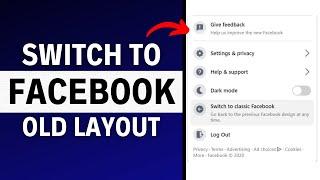 How to Switch Back to Old Facebook Layout (EASY)