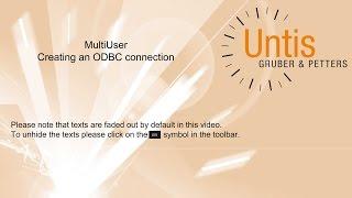 MultiUser - Creating an ODBC connection