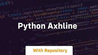 python axhline