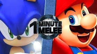 Mario vs Sonic (Nintendo vs Sega) - One Minute Melee S5 EP7