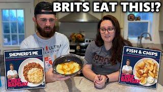 Americans Try Gordon Ramsay's Frozen British Meals for the First Time!