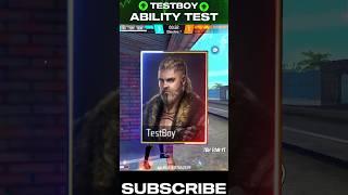 Testboy Character  Free Fire New Character -#shorts #freefire