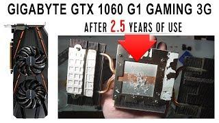 GigaByte GTX 1060 G1 Gaming 3G - maintenance (disassembly, cleaning, thermal interface replace)