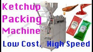 ketchup sauce packing machine paste liquid packaging machine pneumatic driven