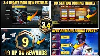  3.4 Update Vampire Mode New Features | Next Bonus UC Event Bgmi -  Uc Station | A9 Royal Pass  !