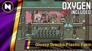 PLASTIC FARMING WITH GLOSSY DRECKOS - Oxygen Not Included - Basic Builds Tutorial