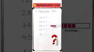 Multiplication Trick| Maths reasoning| Maths Tricks| Maths Short| Maths Shortcut