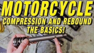 Motorcycle Compression and Rebound basics! | Explained Simply!