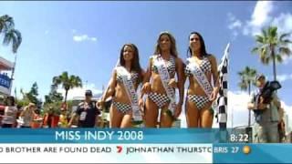 Miss Indy 2008 on WEEKEND SUNRISE