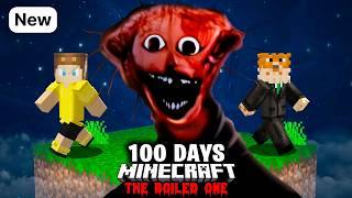 I Survived 100 Days in The BOILED ONE BLOCK Horror Mod in Minecraft [FULL MOVIE]