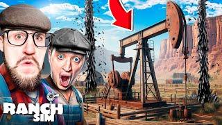 КАЧАЕМ НЕФТЬ НА РАНЧО В ТЕХАСЕ! МЫ РАЗБОГАТЕЛИ??? RANCH SIMULATOR #4