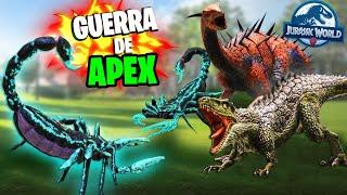  ALACRANIX vs TODOS los APEX! GEMINIDEUS, INDONEMYS [ Jurassic World Alive ]