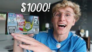 Opening the $1000 NFL Trading Card Box...!