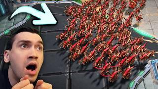 GuMiho gets MASS ZERGLING Rushed! StarCraft 2