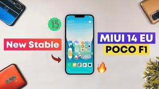 Install MIUI 14.0.30 EU Stable for POCO F1 + Android 13!