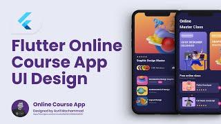 Flutter UI Tutorial - Designing Online Course App UI Design Figma Community (Figma to Flutter)