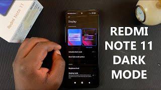 How To Enable Dark Mode On Redmi Note 11