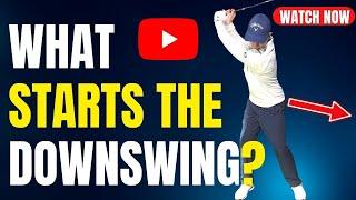 What Starts The Downswing? - 3D Golf Analysis
