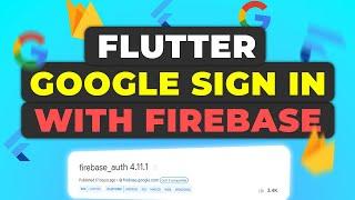 Flutter Google Sign In using Firebase | Flutter Firebase Auth Tutorial iOS, Android
