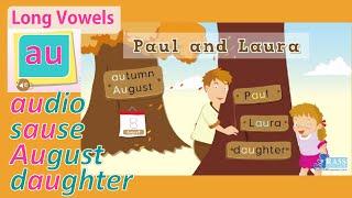 au | Long Vowel | Word lists | Rhyming Words | Go Phonics 2A Unit 8 | Reader: Paul Taught English
