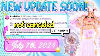 BARBIE IS PREPARING TO RELEASE AN UPDATE! | Royale High Roblox