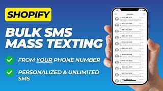 SMS Marketing for Shopify | Unlimited Mass Texting 2024 (FREE!)