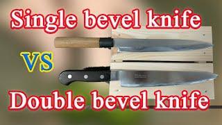 Single bevel knife VS Double bevel knife