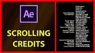 How to create Scrolling Credits in Premiere Pro CC 2019