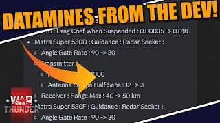 War Thunder - DEV DATAMINES! COOL stuff FOUND in the files of the DEV!