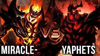 Best Player in The World vs Legendary Player - Miracle vs YaphetS Shadow Fiend INFERNO Battle Dota 2