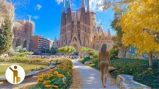 Barcelona, Spain  - Gaudí’s Playground - 4K-HDR Walking Tour (▶201min)