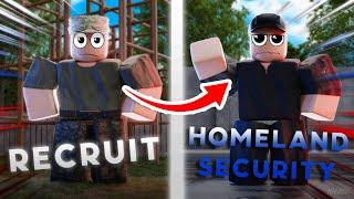 Recruit to Homeland Security // ROBLOX U.S Army