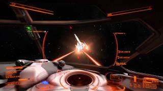 Elite Dangerous - Adder vs Imperial Clipper