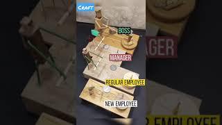 Wood craft  Boss vs New employee | 2021 comedy status Boss | #shorts #funny