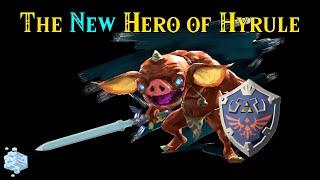 Bokoblin takes the Master Sword and Hylian Shield! | Tears of the Kingdom