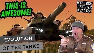 Evolution of the Tanks | Mitsi Studio | History Teacher Reacts