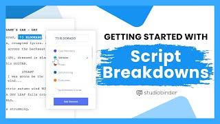 Script Breakdown Tutorial — Getting Started with a Script Breakdown