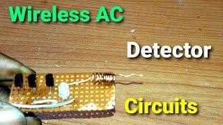 How to make wireless AC voltage detector Using BC547 Transistor.