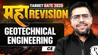 Geotechnology One Shot | Civil Engineering Maha Revision | Target GATE 2025