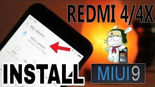 MIUI 9 For Redmi 4 / Redmi 4x Global Beta Rom 7.8.24 No Bootloader Unlock | No PC Required  | Update